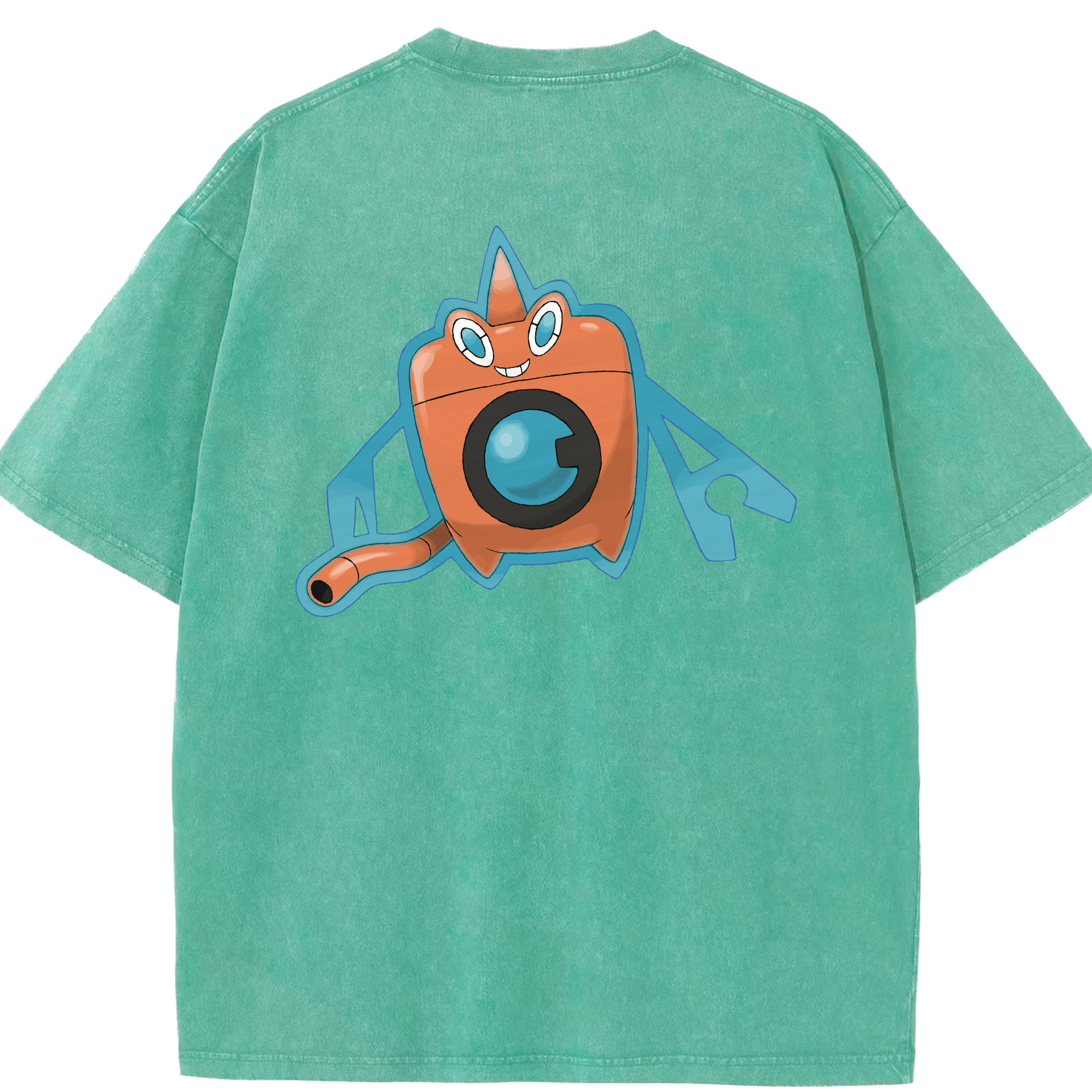 （画像用） ポケットモンスター Pokémon 綿100% ヴィンテージ風 半袖Tシャツ（背面プリント）